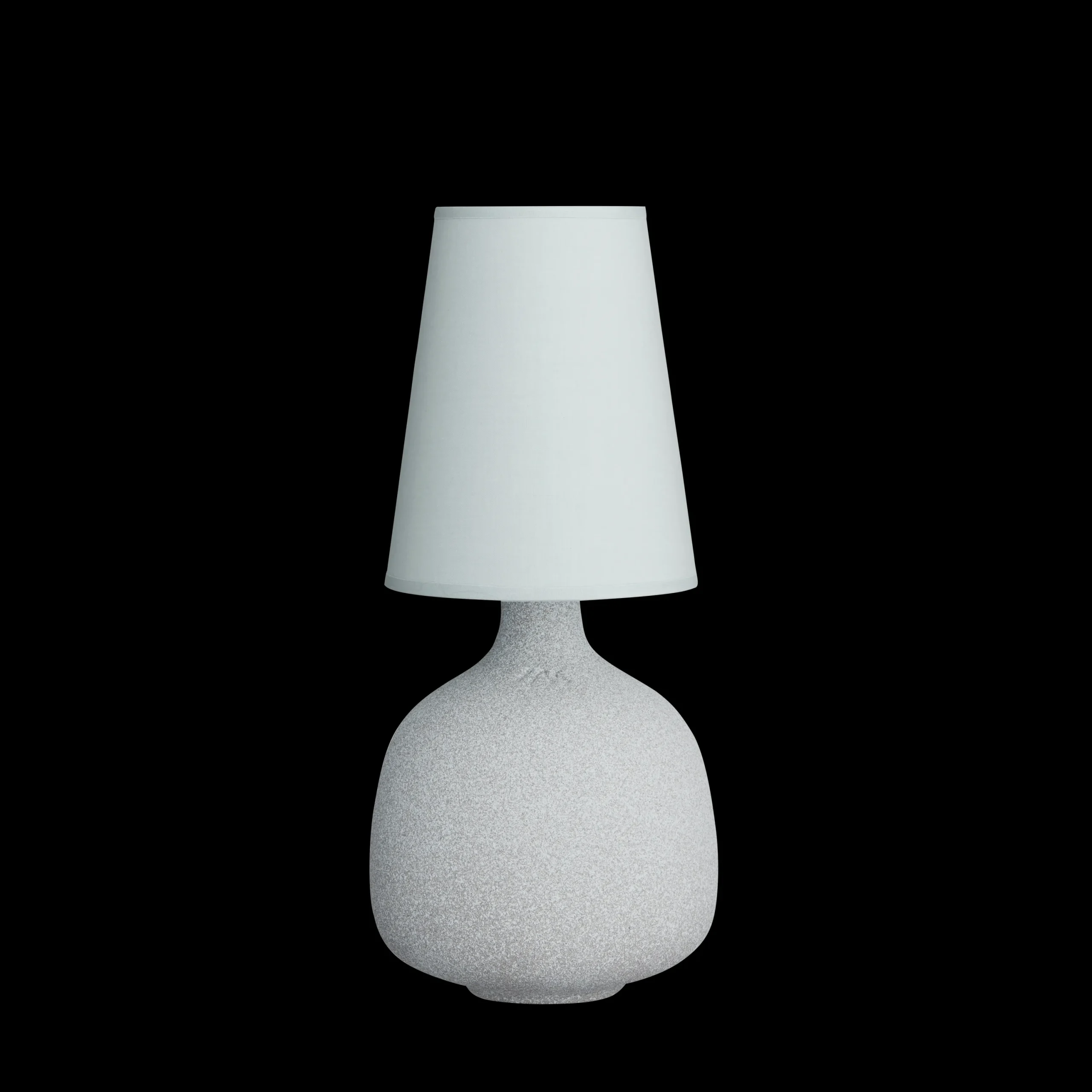 Kähler Balustre Bordlampe H37.5 støvet blå (18110)