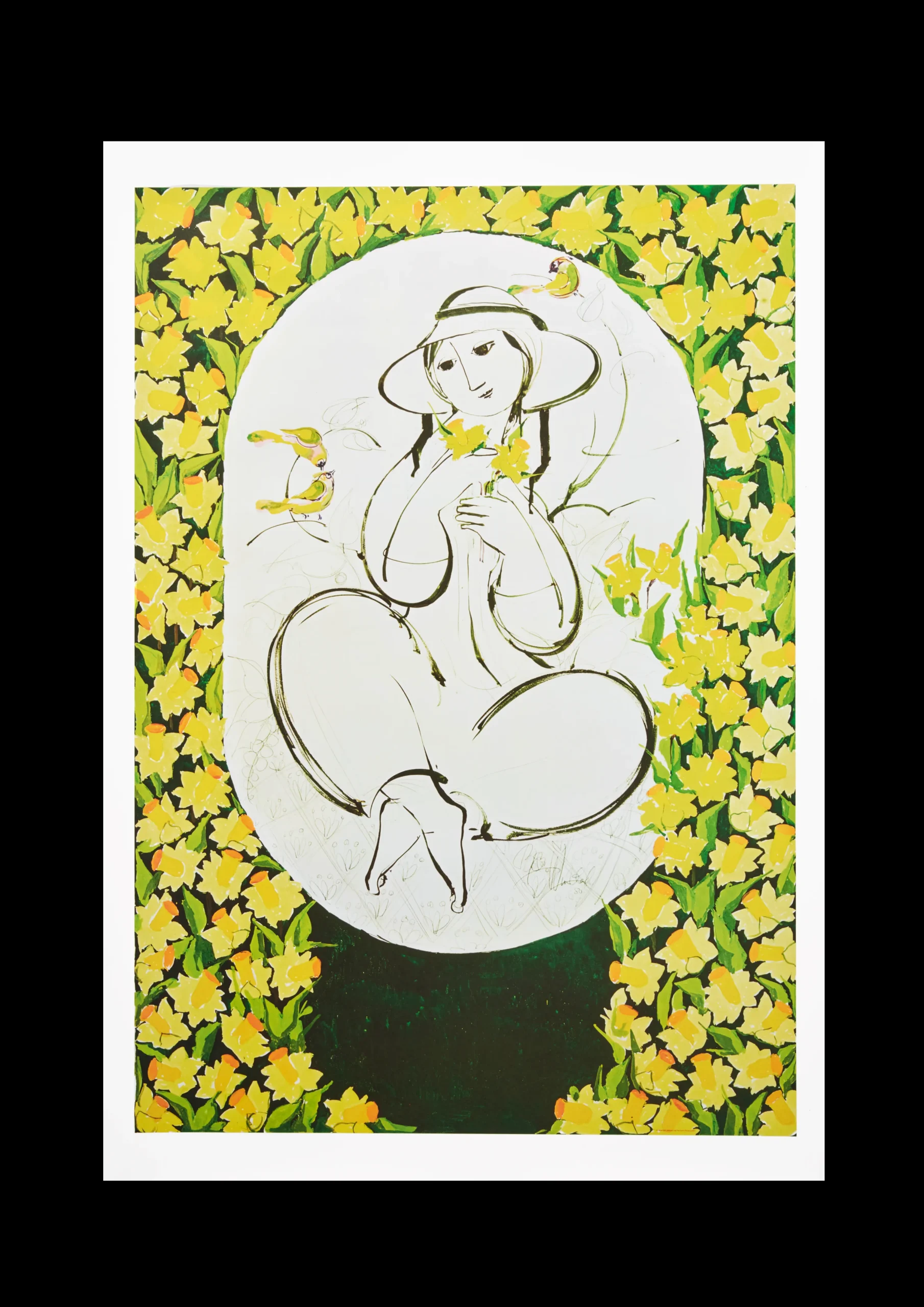 Bjørn Wiinblad Spring Sensations, 50x70 cm multi