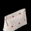 JUNA Daisy Karla Toalettveske 30x10x20 cm – Sand/Rød fra