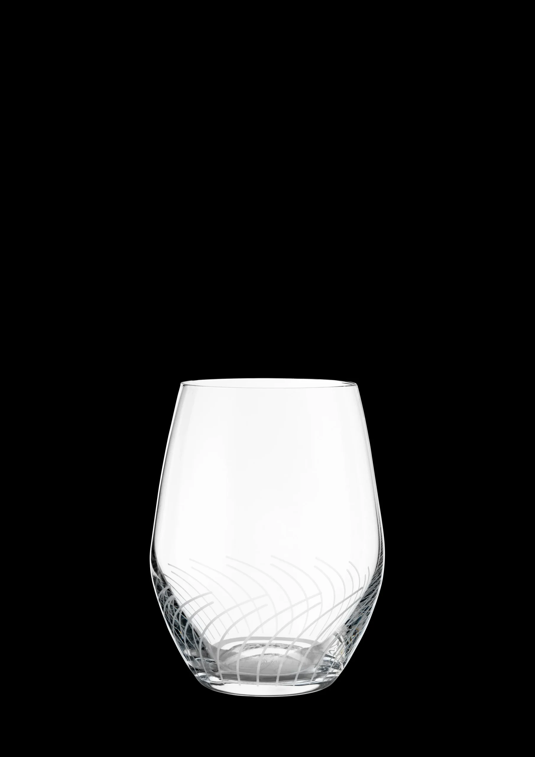 Holmegaard Cabernet Lines Vannglass 25 cl klar 2 stk.