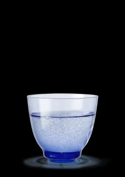 Holmegaard Flow Vannglass 35 cl mørk blå - Kjøp nå
