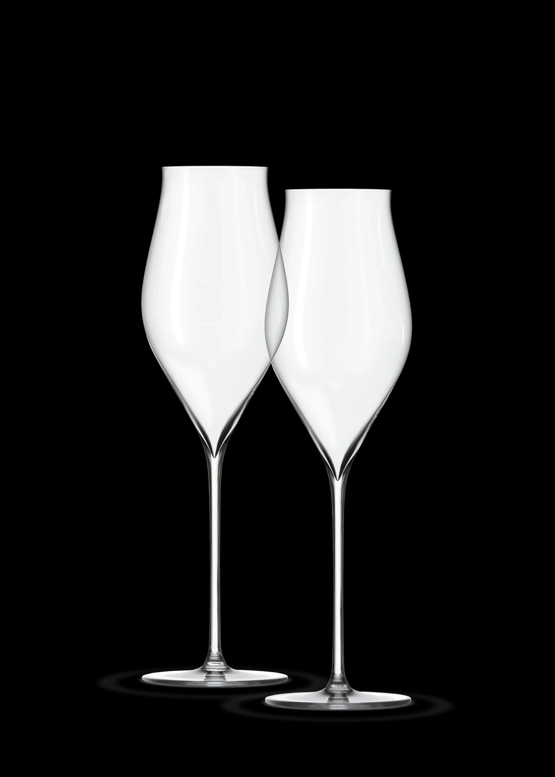 Holmegaard Notes Champagneglass 38 cl klar 2 stk.