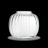Holmegaard Primula Oval Vase H17.5 klar