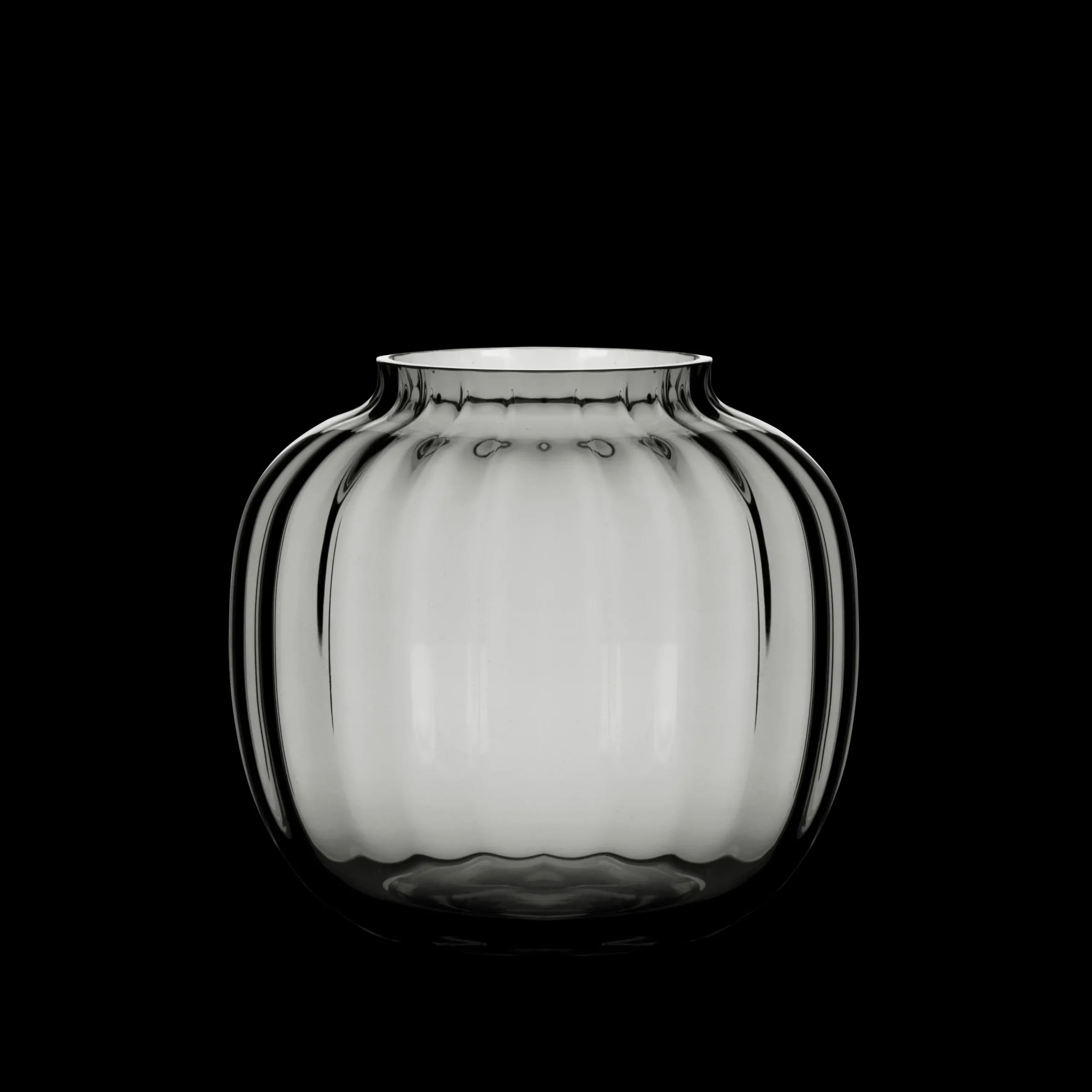 Holmegaard Primula Vase H12.5 smoke