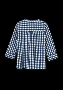 JUNA Bæk&Bølge Irene shirt XS mørk blå/hvit