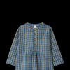 JUNA Bæk&Bølge Irene shirt S/M blå/oker