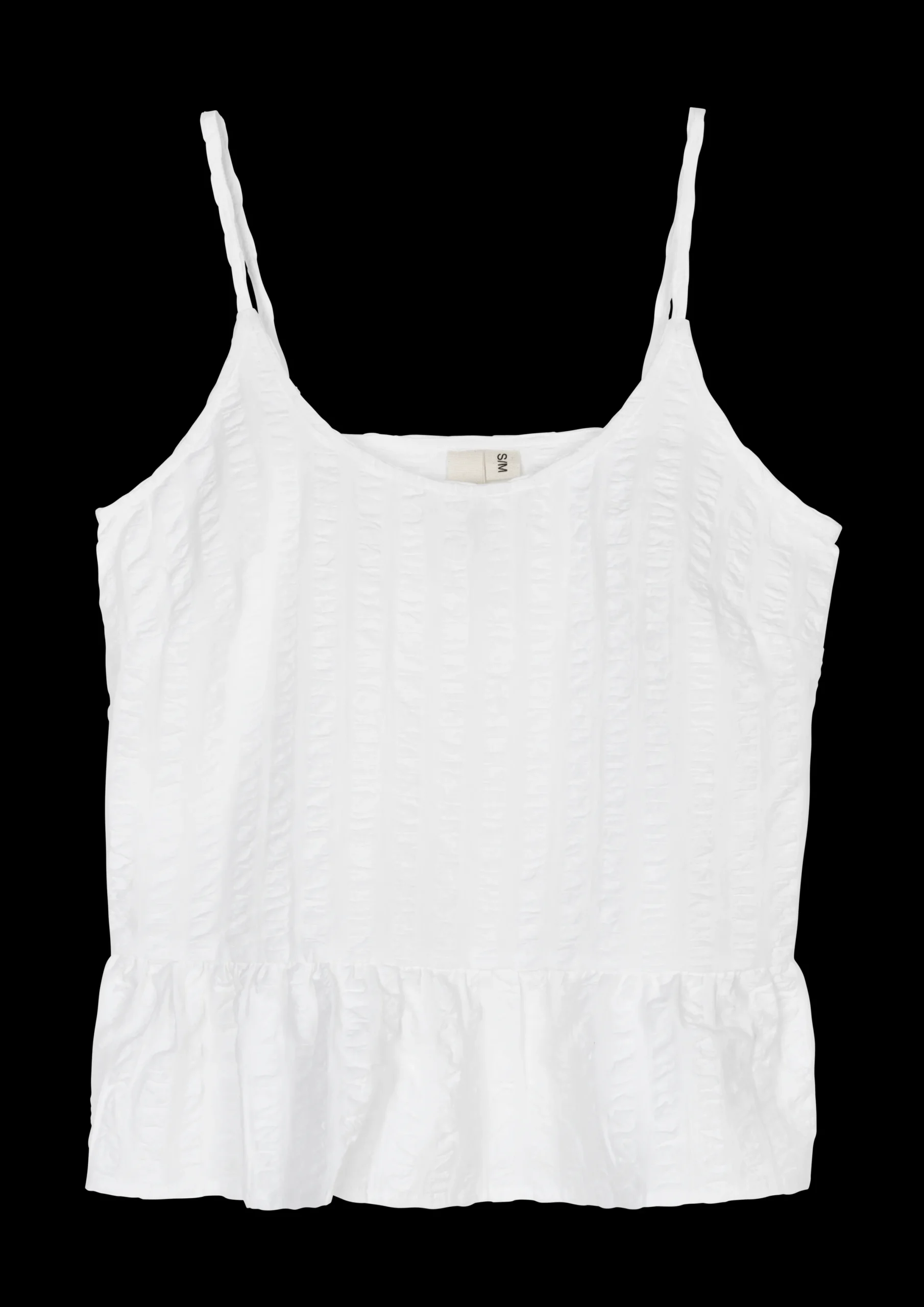 JUNA Bæk&Bølge Liv chemise S/M hvit/hvit