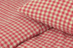 JUNA Bæk&Bølge Sengetøy 140x200 cm rød/gul DK