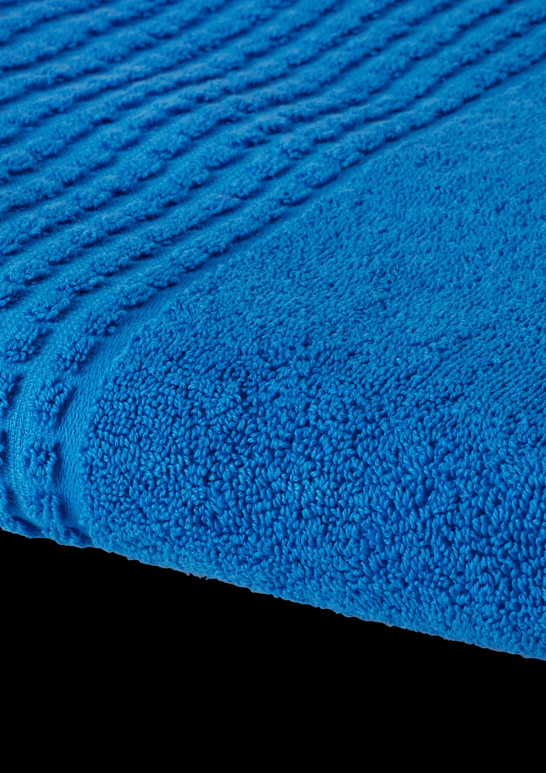 JUNA Check Håndkle 70x140 cm blå