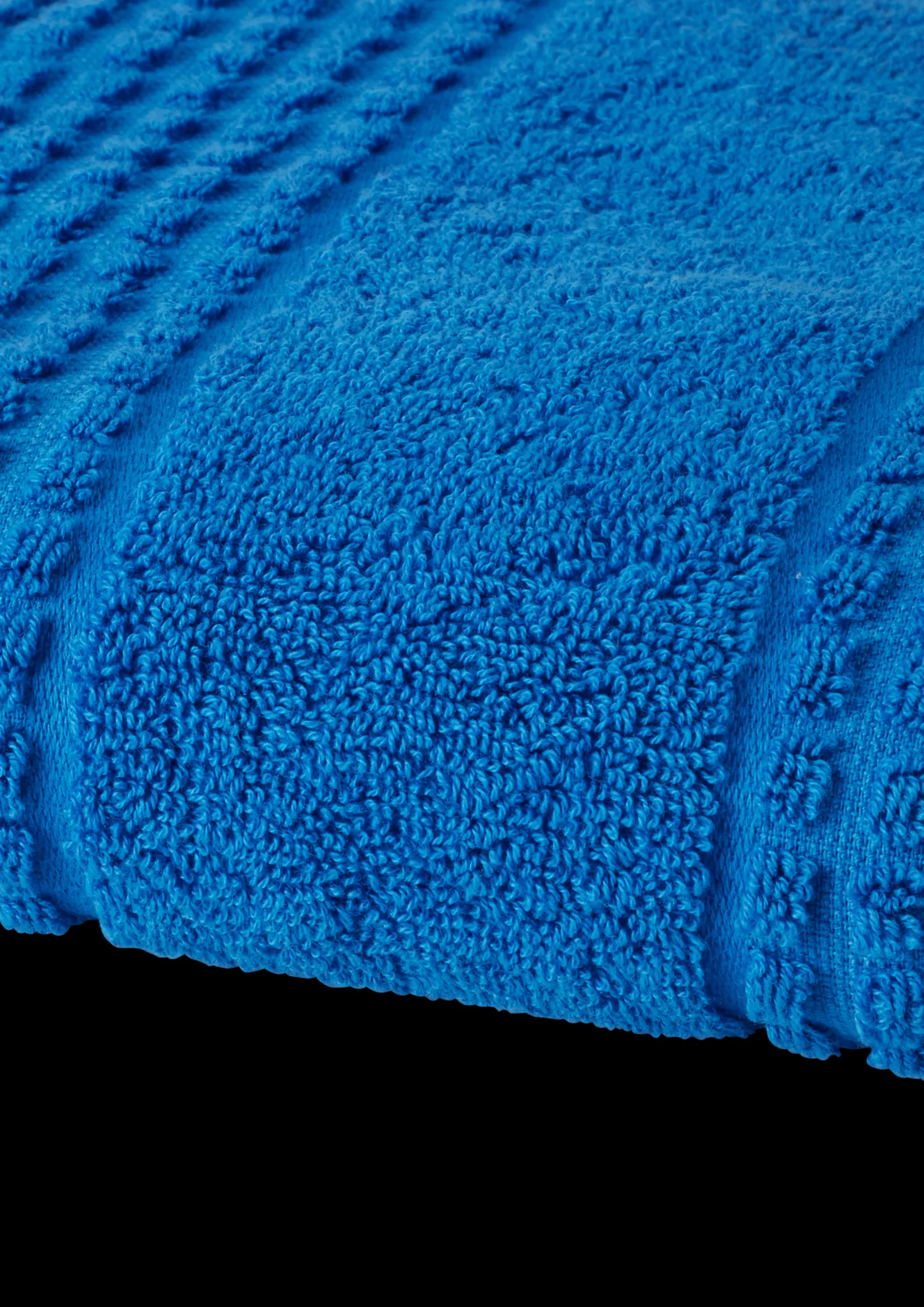 JUNA Check Håndkle 50x100 cm blå