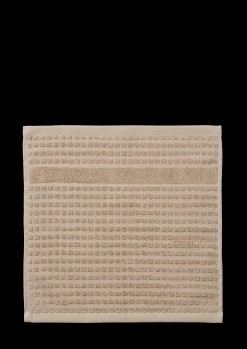 JUNA Check Vaskeklut 30x30 cm sand