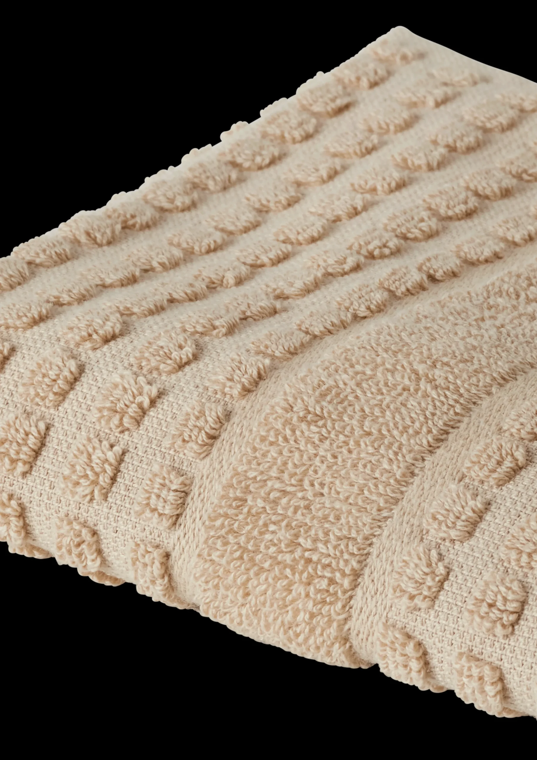 JUNA Check Vaskeklut 30x30 cm sand