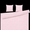 JUNA Daisy Sengetøy 220x220 cm pink/rød SE