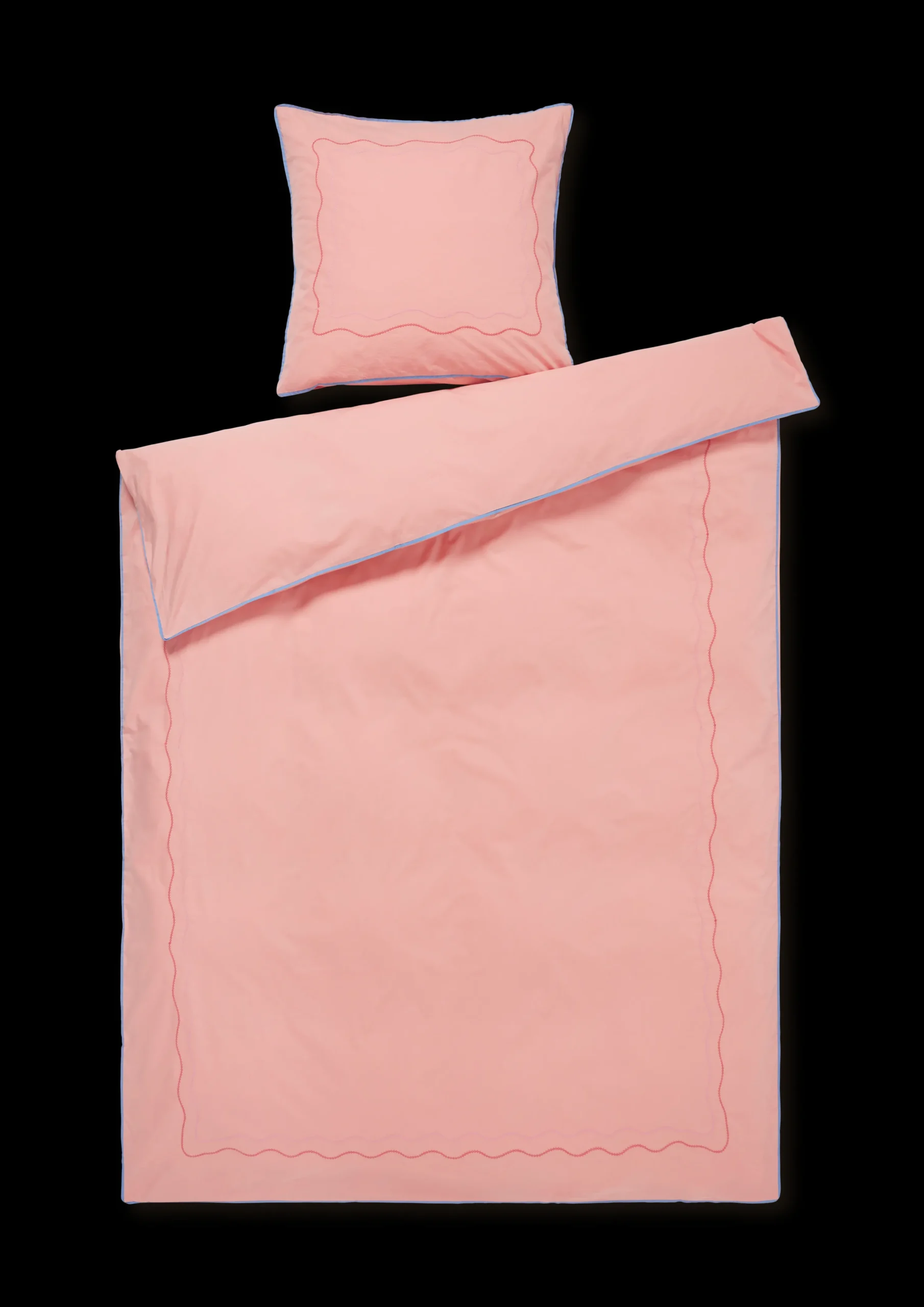JUNA Lollipop Sengetøy 140x220 cm soft pink DK - Kjøp nå