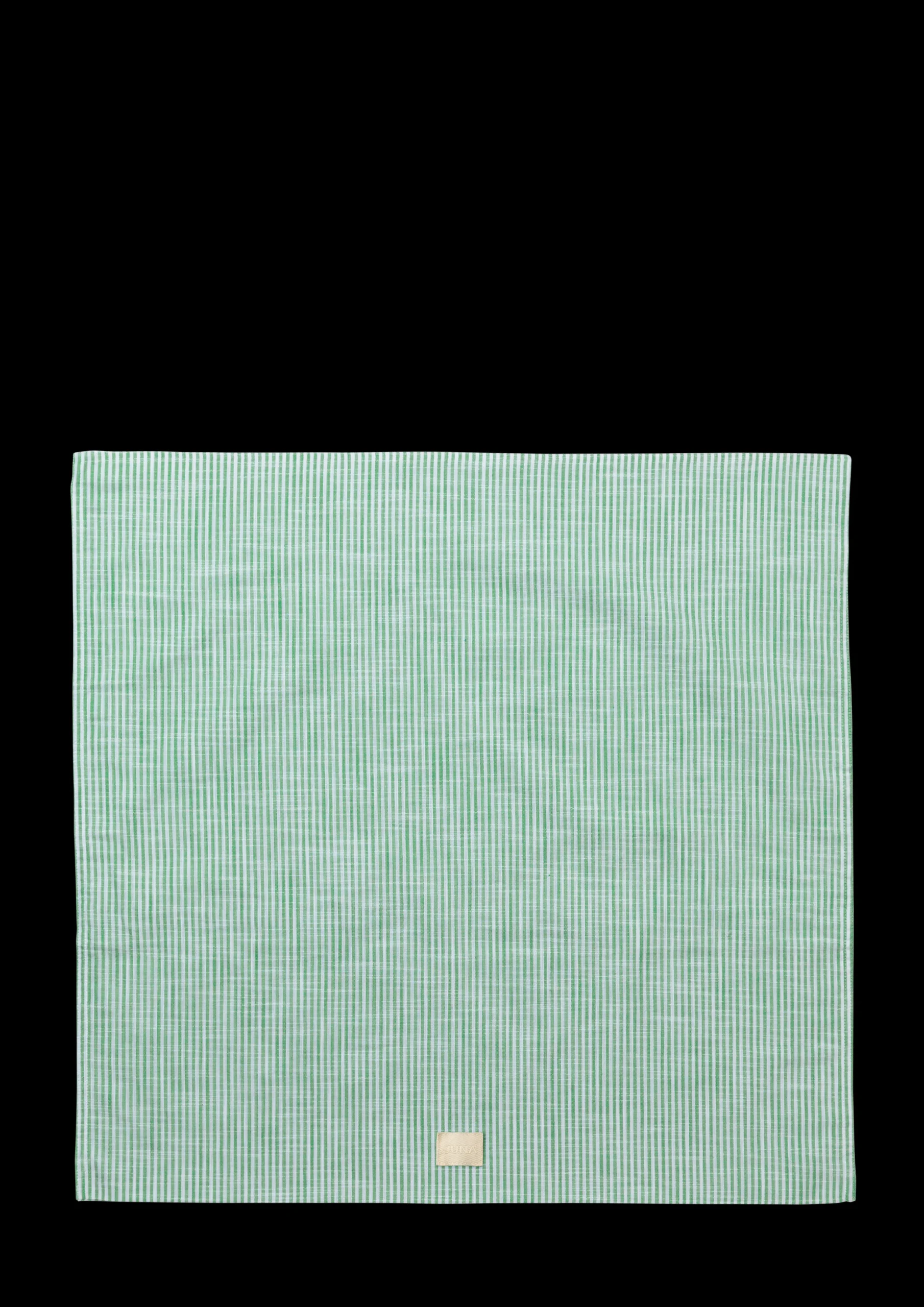 JUNA Monochrome Lines Putetrekk 63x60 cm grønn/hvit DK