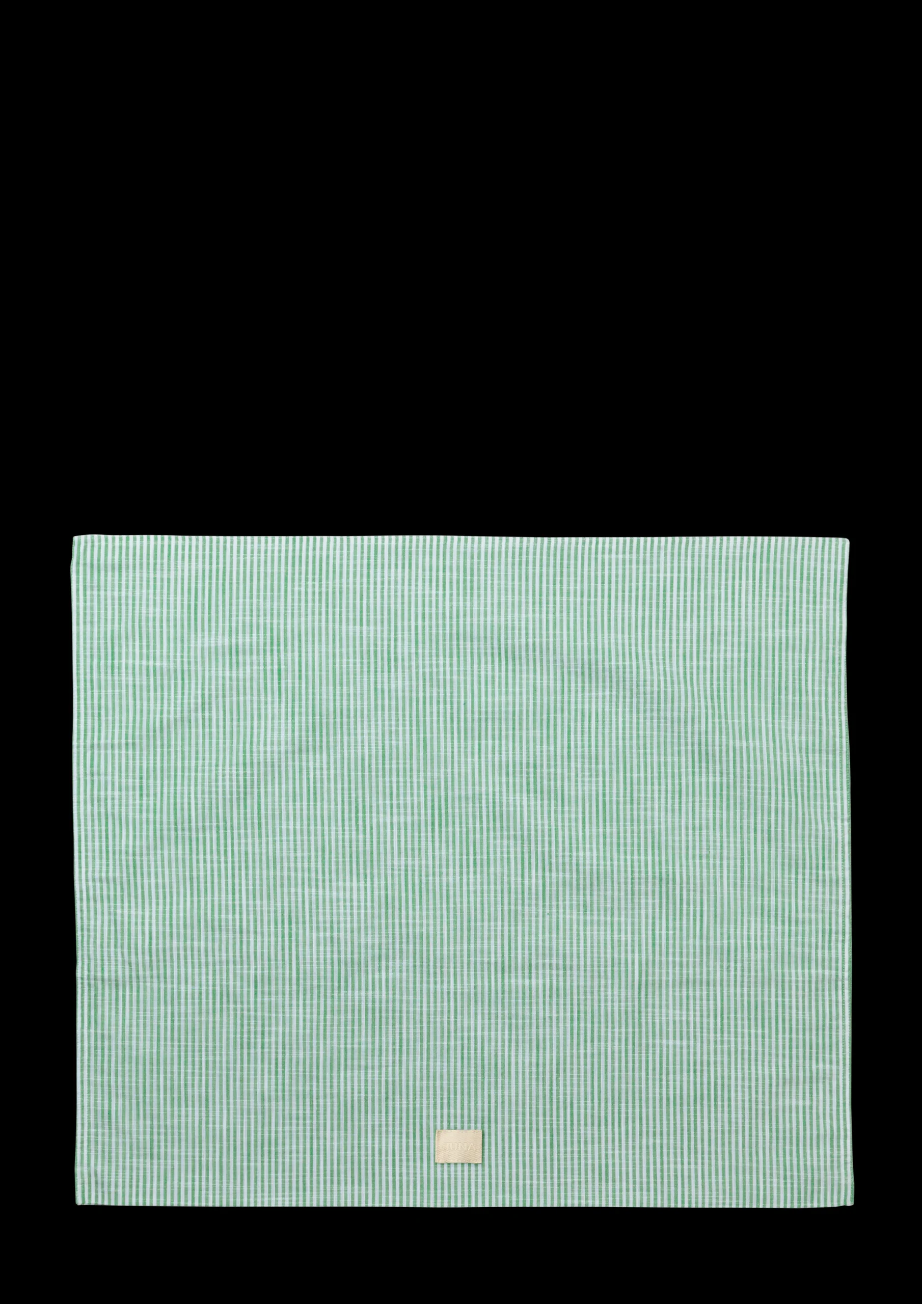 JUNA Monochrome Lines Putetrekk 60x50 cm grønn/hvit SE