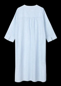 JUNA Monochrome Lines Sonja dress XS lys blå/hvit