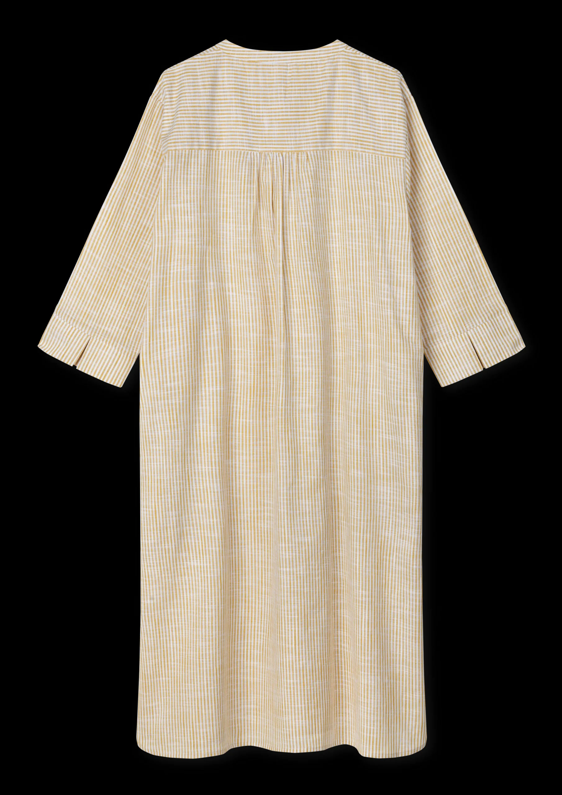 JUNA Monochrome Lines Sonja dress XS oker/hvit