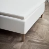 JUNA Percale Konvoluttlaken 160x200 cm hvit