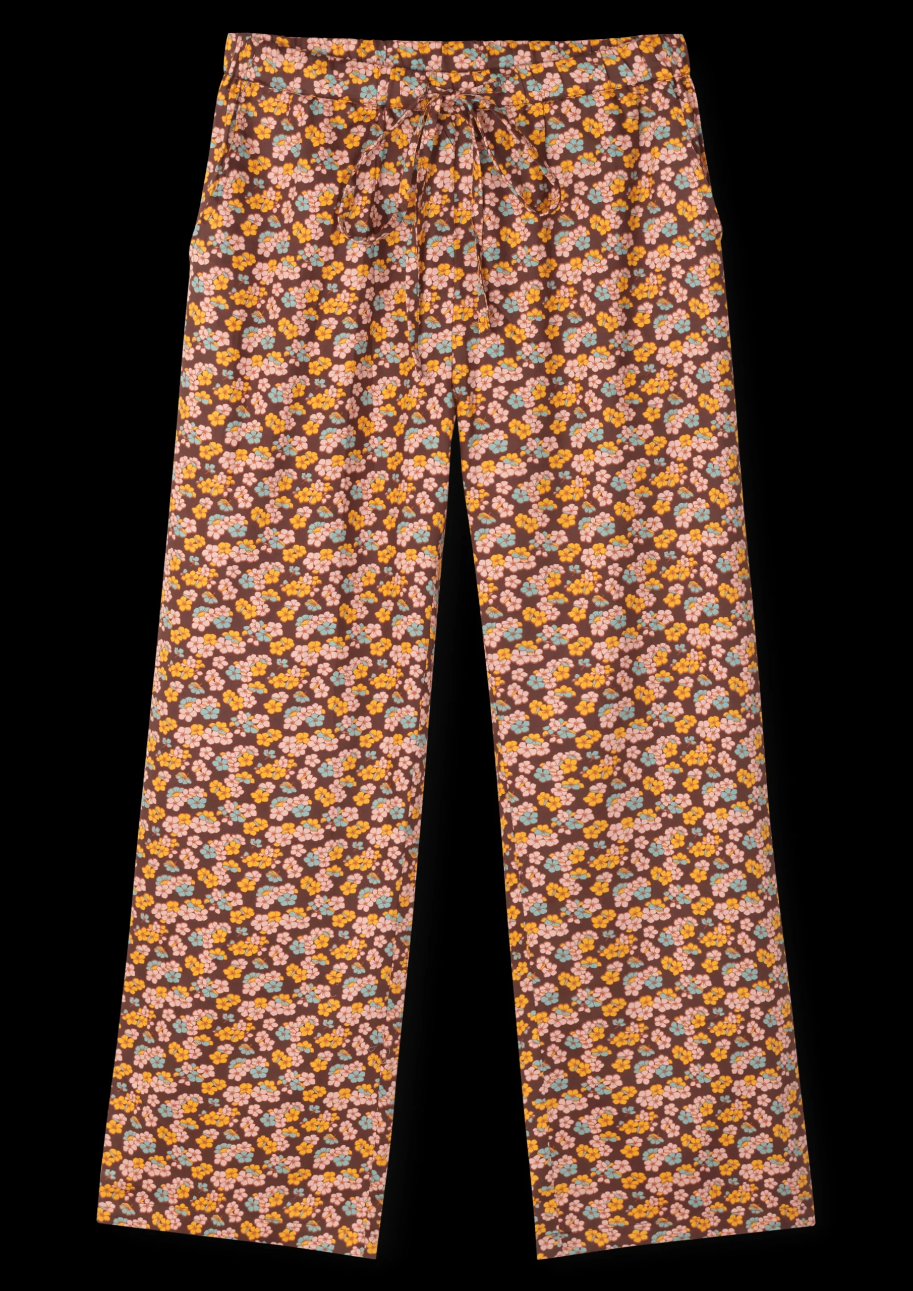 JUNA Pleasantly Tanja pants XS sjokolade