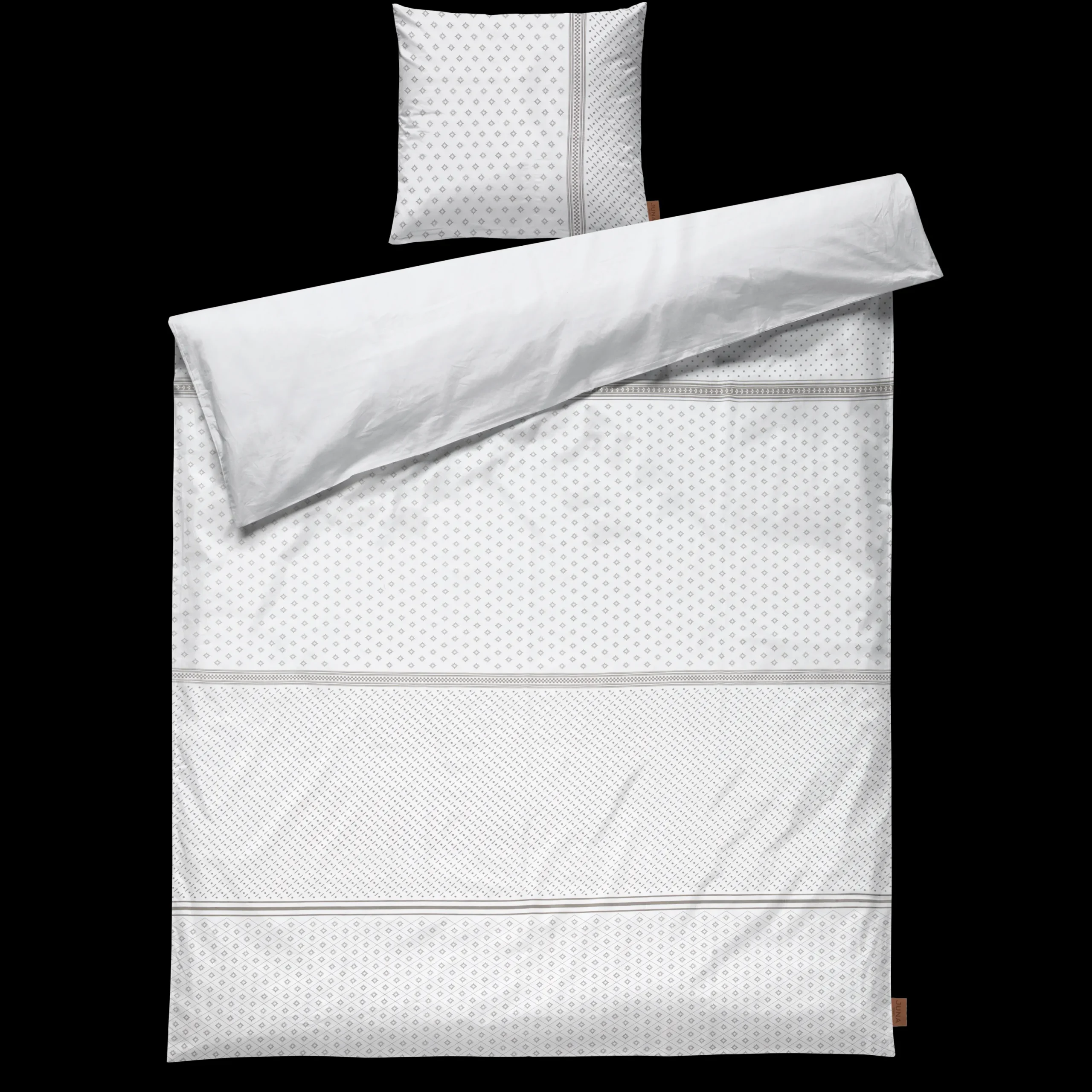 JUNA Travel Sengetøy 220x220 cm hvit SE