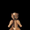Kay Bojesen Bjørn Reworked Anniversary liten mixed wood