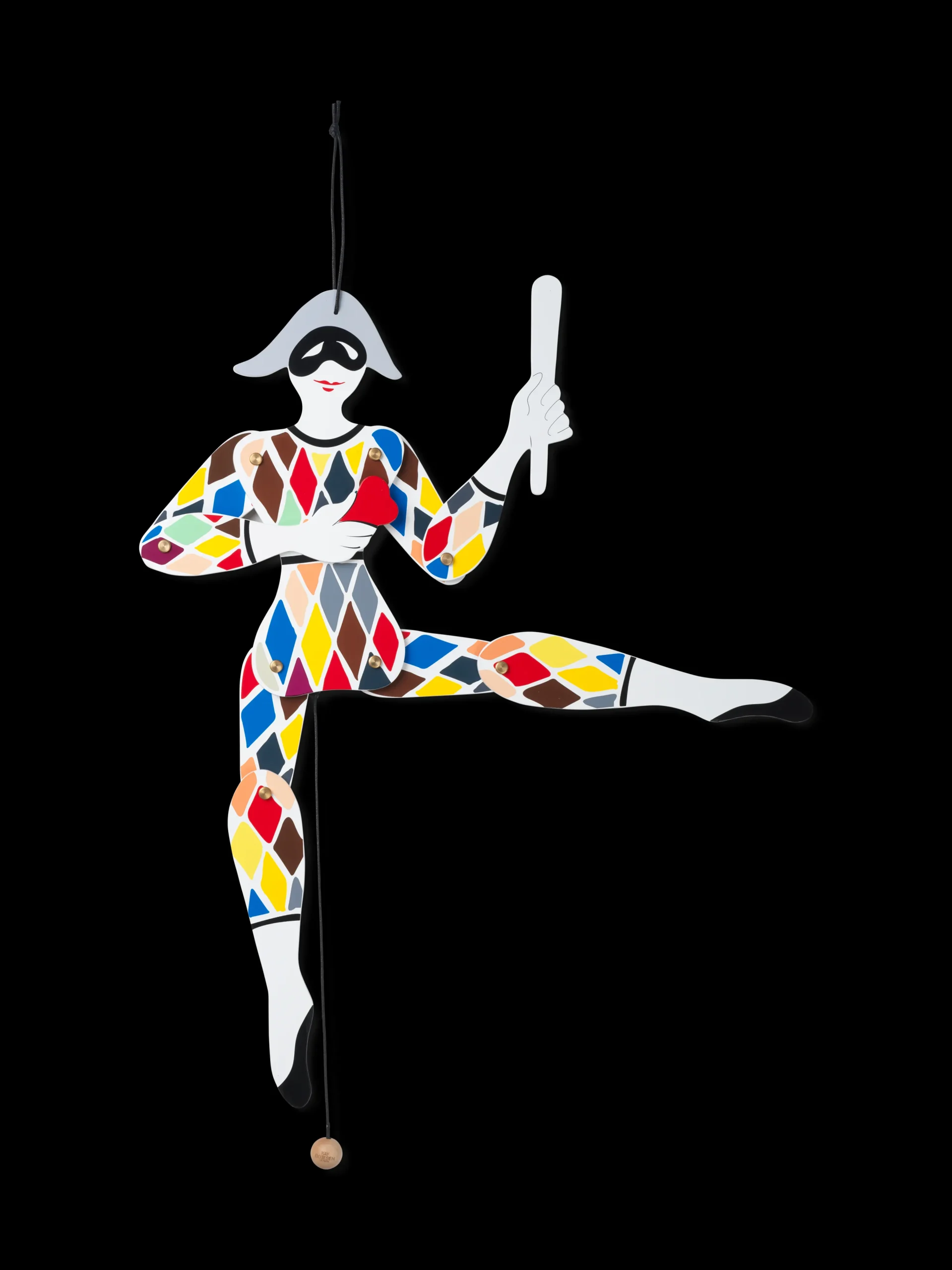 Kay Bojesen Harlekin Sprellemann multi