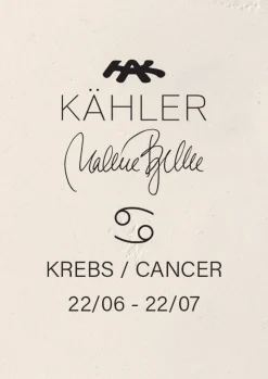 Kähler Astro Cancer H16 hvit