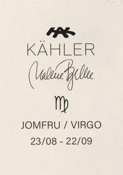 Kähler Astro Virgo H21 hvit