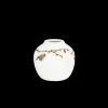 Kähler Hammershøi Christmas Vase H13 hvit m. deko