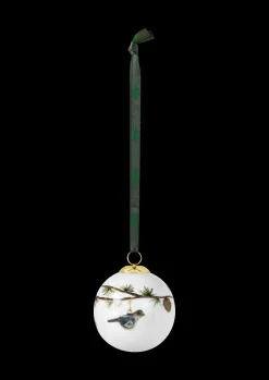 Kähler Hammershøi Christmas Kule 2019 Ø6 cm hvit m. deko