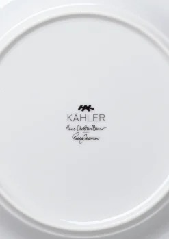 Kähler Hammershøi Christmas Tallerken Ø19 cm hvit m. deko