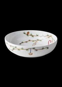 Kähler Hammershøi Christmas Skål Ø30 cm hvit m. deko