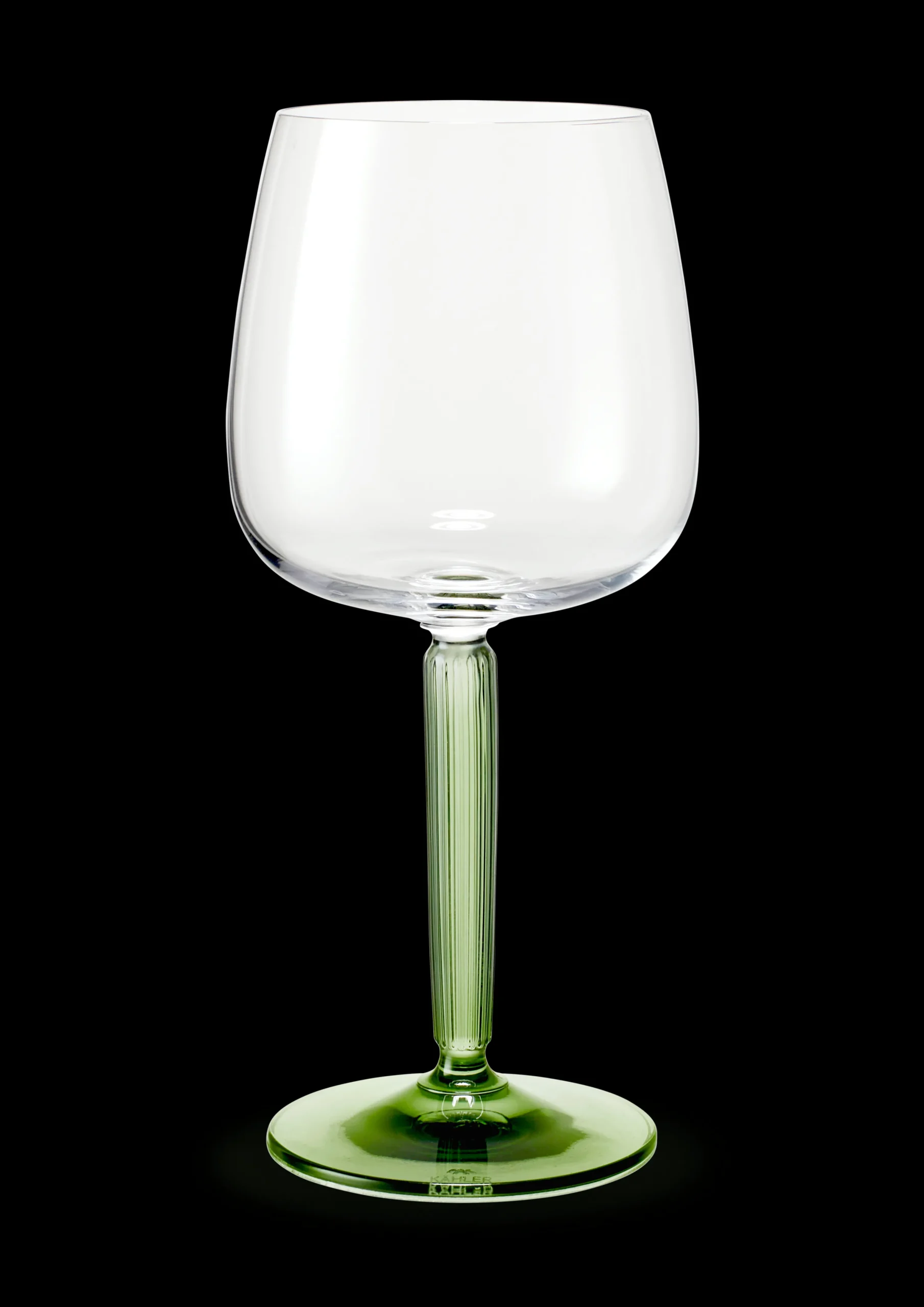 Kähler Hammershøi Rødvinsglass 49 cl grønn 2 stk.