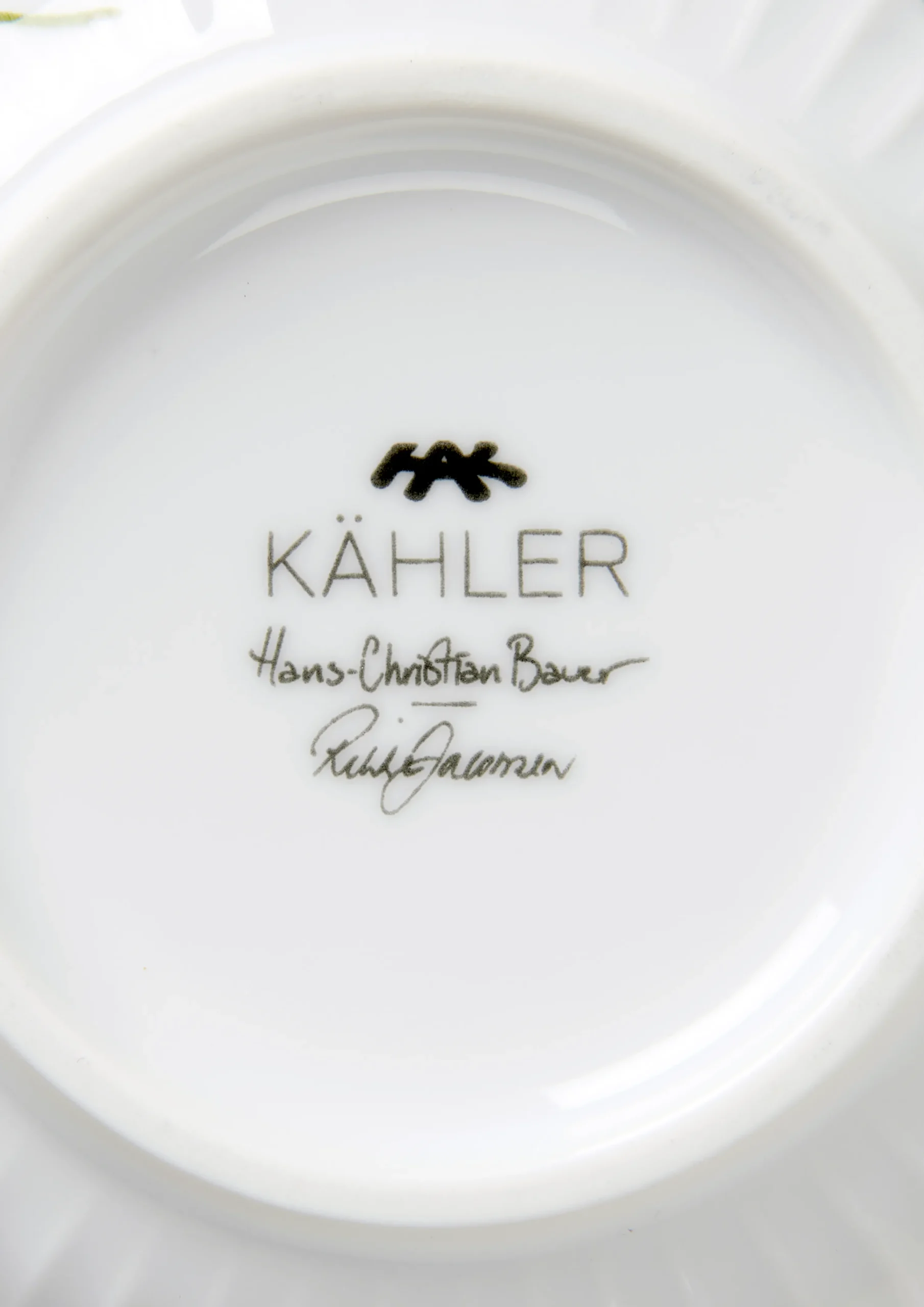 Kähler Hammershøi Summer Skål Ø12 cm forget me not