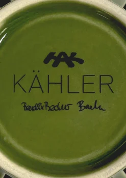 Kähler Orangery Telyslykt Ø9.5 cm green garden - Kjøb her