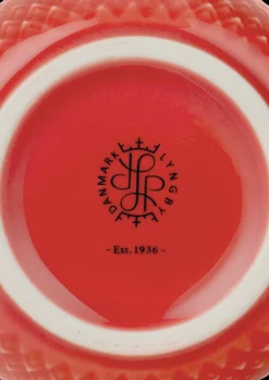 Lyngby Porcelæn Lyngby Porcelain Rhombe Color Mug 33 CL Coral - Kjøp her