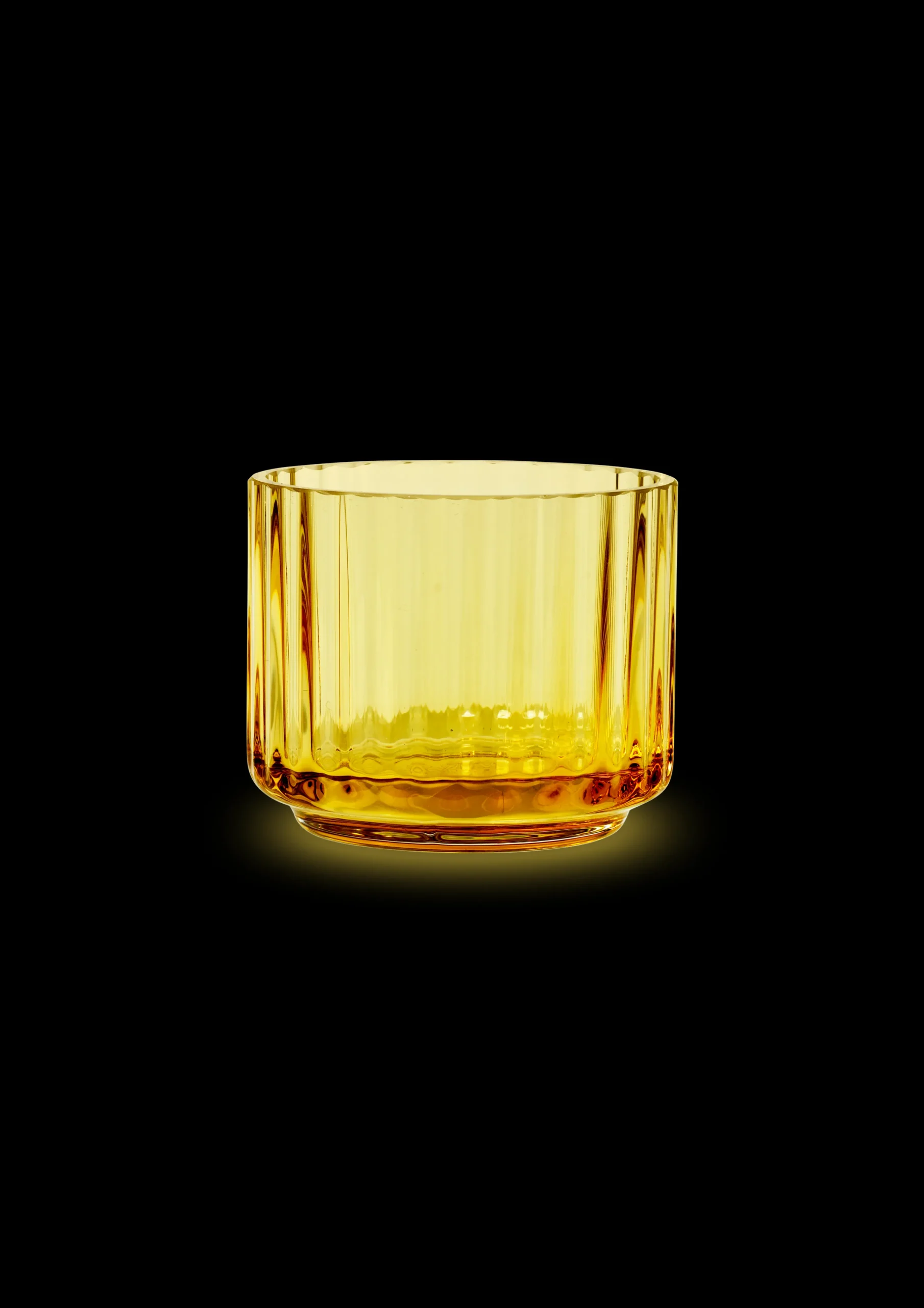 Lyngby Porcelæn Lyngby Telyslykt Ø6.7 cm amber