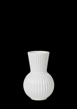 Lyngby Porcelæn Lyngby Tura Vase H18 hvit porselen
