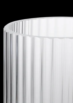 Lyngby Porcelæn Lyngby Vase H20.5 klar munnblåst glass