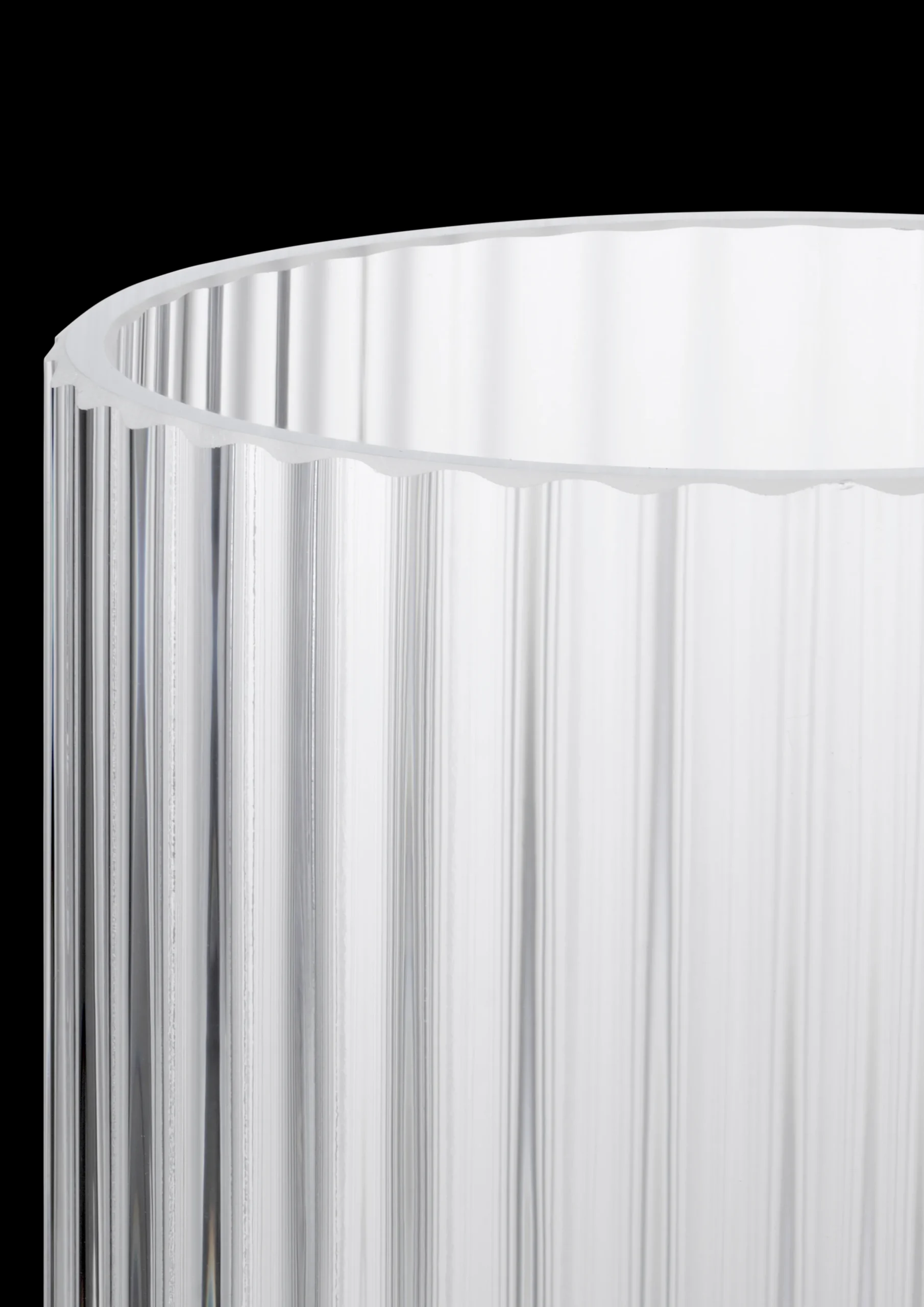 Lyngby Porcelæn Lyngby Vase H20.5 klar munnblåst glass