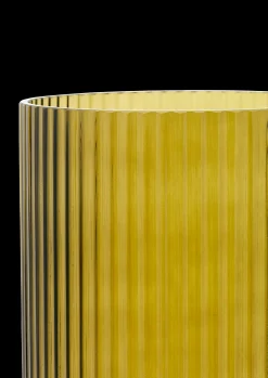 Lyngby Porcelæn Lyngby Vase H38 olivengrønn glass