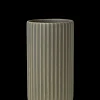 Lyngby Porcelæn Lyngby Vase H20.5 cm olivengrønn fajanse