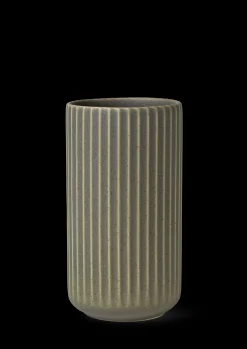 Lyngby Porcelæn Lyngby Vase H20.5 cm olivengrønn fajanse
