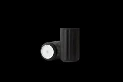 Lyngby Porcelæn Lyngby Vase H25 sort porselen