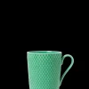 Lyngby Porcelæn Rhombe Color Kopp med hank 33 cl grønn