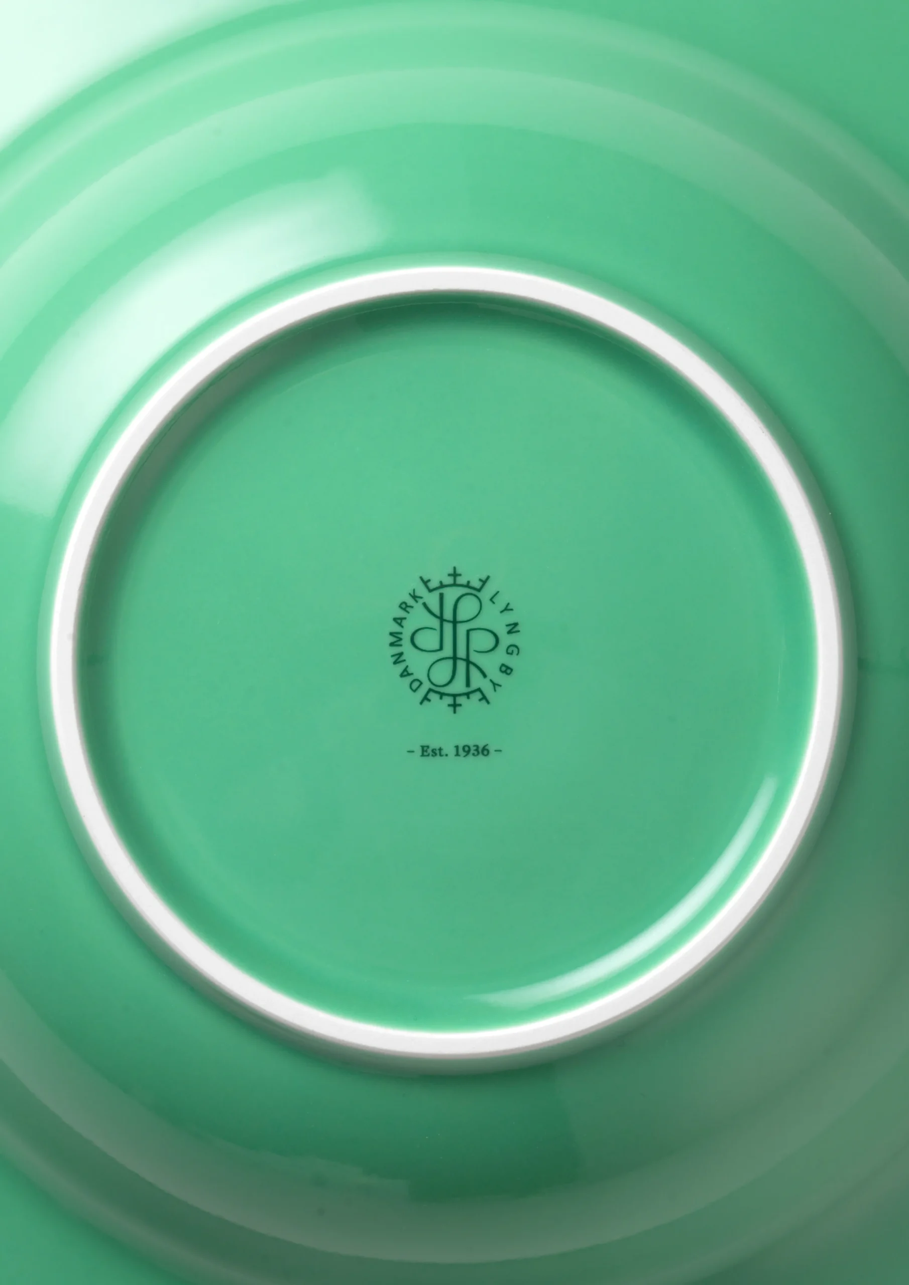 Lyngby Porcelæn Rhombe Color Dyp tallerken Ø24.5 cm grønn