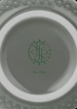 Lyngby Porcelæn Rhombe Earth Kopp med hank 39 cl moss
