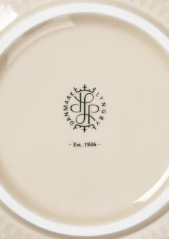 Lyngby Porcelæn Rhombe Earth Serveringsskål Ø22 cm marble