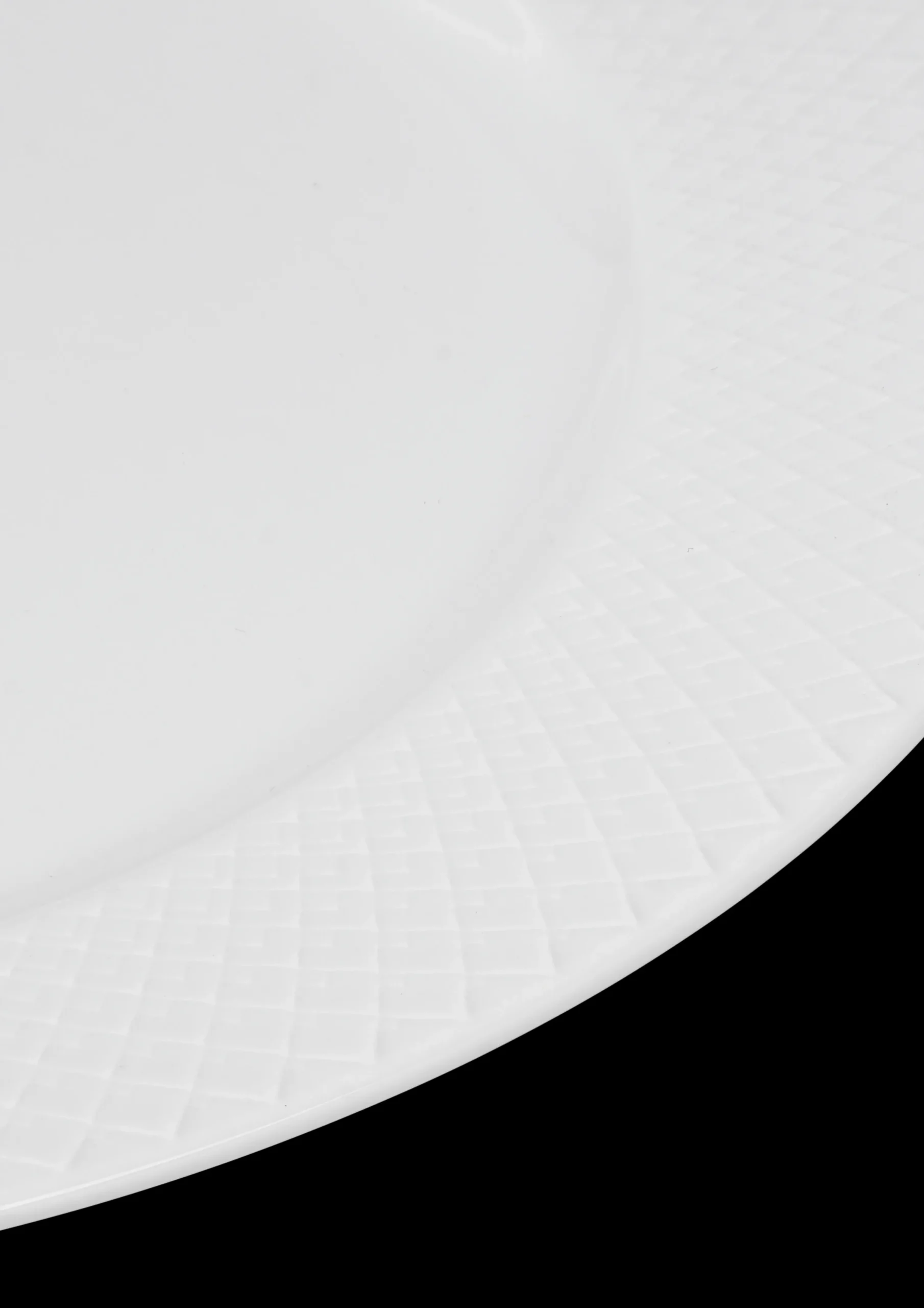 Lyngby Porcelæn Rhombe Middagstallerken Ø27 cm hvit